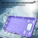 For Xiaomi Poco X3 King Kong Back Clip Series Holder Phone Case(Purple)