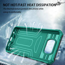 For Xiaomi Poco X3 King Kong Back Clip Series Holder Phone Case(Green)