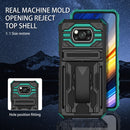 For Xiaomi Poco X3 King Kong Back Clip Series Holder Phone Case(Green)