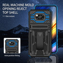 For Xiaomi Poco X3 King Kong Back Clip Series Holder Phone Case(Blue)