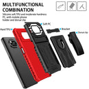 For Xiaomi Poco X3 King Kong Back Clip Series Holder Phone Case(Red)