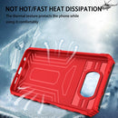 For Xiaomi Poco X3 King Kong Back Clip Series Holder Phone Case(Red)