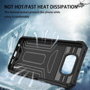 For Xiaomi Poco X3 King Kong Back Clip Series Holder Phone Case(Black)