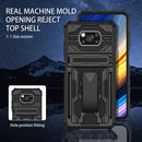 For Xiaomi Poco X3 King Kong Back Clip Series Holder Phone Case(Black)