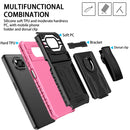For Xiaomi Poco X3 King Kong Back Clip Series Holder Phone Case(Pink)