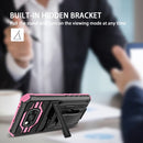 For Xiaomi Poco X3 King Kong Back Clip Series Holder Phone Case(Pink)