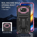 For Xiaomi Poco X3 King Kong Back Clip Series Holder Phone Case(Pink)