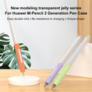 10 PCS / Set For Huawei Pencil 1 / 2 Universal Stylus Jelly Silicone Protective Cover(Midnight Blue)
