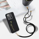 For Xiaomi Redmi 10A Gilding Line TPU Phone Case with Strap(Black)