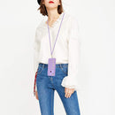 For Xiaomi Redmi 10A Gilding Line TPU Phone Case with Strap(Light Purple)