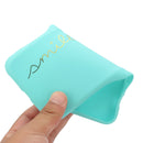 For Xiaomi Redmi 10A Gilding Line TPU Phone Case with Strap(Light Blue)