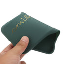 For Xiaomi Redmi Note 9S / 9 Pro / 9 Pro Max / Poco M2 Pro Gilding Line TPU Phone Case with Strap(Dark Green)