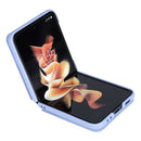 For Samsung Galaxy Z Flip4 5G NILLKIN QIN Series Plain Leather Phone Case(Blue)