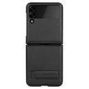For Samsung Galaxy Z Flip4 5G NILLKIN QIN Series Plain Leather Phone Case(Black)