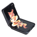 For Samsung Galaxy Z Flip4 5G NILLKIN QIN Series Plain Leather Phone Case(Black)