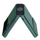 For Samsung Galaxy Z Flip4 5G NILLKIN QIN Series Plain Leather Phone Case(Green)