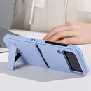 For Samsung Galaxy Z Flip4 5G NILLKIN QIN Series Plain Leather Phone Case(Black)