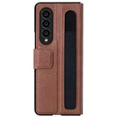 For Samsung Galaxy Z Fold4 5G NILLKIN Ogg Leather Phone Case(Brown)