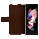 For Samsung Galaxy Z Fold4 5G NILLKIN Ogg Leather Phone Case(Brown)