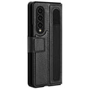 For Samsung Galaxy Z Fold4 5G NILLKIN Ogg Leather Phone Case(Black)