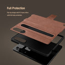 For Samsung Galaxy Z Fold4 5G NILLKIN Ogg Leather Phone Case(Black)