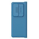 For Samsung Galaxy Z Fold4 NILLKIN Black Mirror Pro Series Camshield PC Phone Case, Simple Set (Blue)