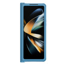 For Samsung Galaxy Z Fold4 NILLKIN Black Mirror Pro Series Camshield PC Phone Case, Simple Set (Blue)