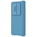 For Samsung Galaxy Z Fold4 NILLKIN Black Mirror Pro Series Camshield PC Phone Case, Simple Set (Blue)
