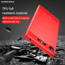 For Sony Xperia XZ1 Brushed Texture Carbon Fiber TPU Phone Case(Red)