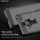 For Sony Xperia Pro-I Brushed Texture Carbon Fiber TPU Phone Case(Black)