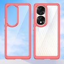For Honor 70 Pro 5G Colorful Series Acrylic + TPU Phone Case(Red)