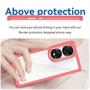 For Honor 70 Pro 5G Colorful Series Acrylic + TPU Phone Case(Red)