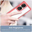 For Honor 70 Pro 5G Colorful Series Acrylic + TPU Phone Case(Red)