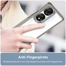 For Honor 70 Pro 5G Colorful Series Acrylic + TPU Phone Case(Transparent Grey)