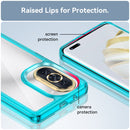 For Huawei nova 10 Pro Colorful Series Acrylic + TPU Phone Case(Transparent Blue)