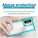 For Huawei nova 10 Pro Colorful Series Acrylic + TPU Phone Case(Transparent Blue)
