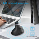 X10 2.4G Wireless Vertical Ergonomic Gaming Mouse(Black)