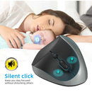 X10 2.4G Wireless Vertical Ergonomic Gaming Mouse(Grey)