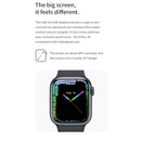 Watch 8 Max 1.85 inch Wireless Charging Bluetooth Call NFC Smartwatch(Black)