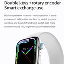 Watch 8 Max 1.85 inch Wireless Charging Bluetooth Call NFC Smartwatch(Pink)