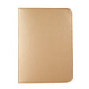 For iPad 10th Gen 10.9 2022 360 Degree Rotation Litchi Texture Flip Leather Tablet Case with Holder (Gold)