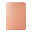 For iPad 10th Gen 10.9 2022 360 Degree Rotation Litchi Texture Flip Leather Tablet Case with Holder (Rose Gold)
