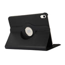 For iPad 10th Gen 10.9 2022 360 Degree Rotation Litchi Texture Flip Leather Tablet Case with Holder (Black)