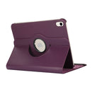 For iPad 10th Gen 10.9 2022 360 Degree Rotation Litchi Texture Flip Leather Tablet Case with Holder (Purple)