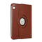 For iPad 10th Gen 10.9 2022 360 Degree Rotation Litchi Texture Flip Leather Tablet Case with Holder (Brown)