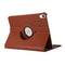 For iPad 10th Gen 10.9 2022 360 Degree Rotation Litchi Texture Flip Leather Tablet Case with Holder (Brown)