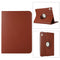 For iPad 10th Gen 10.9 2022 360 Degree Rotation Litchi Texture Flip Leather Tablet Case with Holder (Brown)