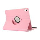 For iPad 10th Gen 10.9 2022 360 Degree Rotation Litchi Texture Flip Leather Tablet Case with Holder (Pink)