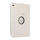 For iPad 10th Gen 10.9 2022 360 Degree Rotation Litchi Texture Flip Leather Tablet Case with Holder (White)