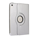 For iPad 10th Gen 10.9 2022 360 Degree Rotation Litchi Texture Flip Leather Tablet Case with Holder (Silver)